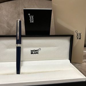 Montblanc Pix Collection Blue Resin Ball Point Pen.
